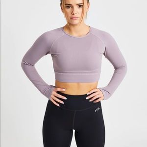 **SOLD** NWT AYBL Lavender Workout/Gym Crop Top